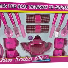 Дитячий набір іграшок кухонний набір для чаювання Kitchen Series Tea-Set CH-08R 19 предметів (AHMD)
