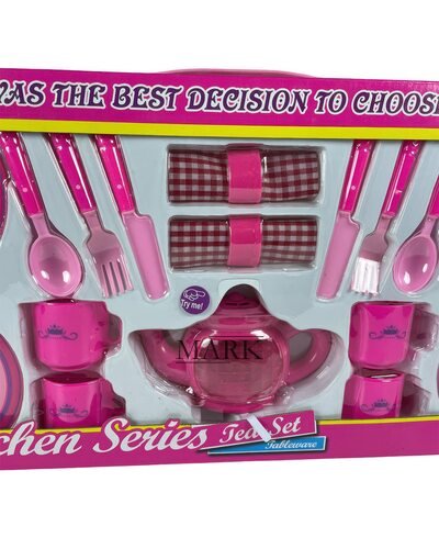 Детский набор игрушек кухонный набор для чаепития Kitchen Series Tea-Set CH-08R 19 предметов (AHMD)