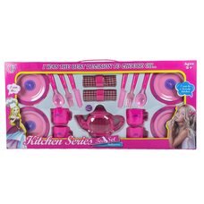 Дитячий набір іграшок кухонний набір для чаювання Kitchen Series Tea-Set CH-08R 19 предметів (AHMD)
