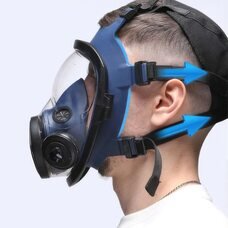 Захисна повнолицева маска 1692 з карбоновими фільтрами 7 до 1 (JS)