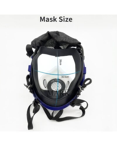 Защитный полнолицевой респіратор 6800/1693 з карбоновими фільтрами (JS)