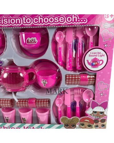 Детский набор игрушек кухонный набор для чаепития Fashion kitchen 05B-21 42 предметов (AHMD)