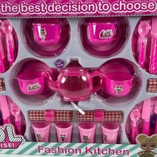 Дитячий набір іграшок кухонний набір для чаювання Fashion kitchen 05B-21 42 предмети (AHMD)  