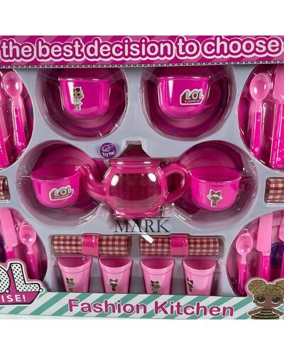 Детский набор игрушек кухонный набор для чаепития Fashion kitchen 05B-21 42 предметов (AHMD)