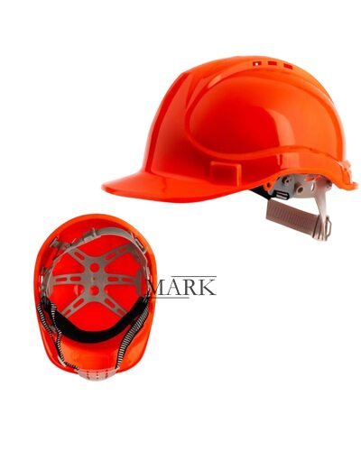 Каска защитная 587 для проведения строительных работ, Оранжевый (JS)