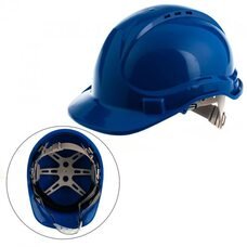 Каска захисна 1274 для проведення будівельних робіт, Синій (JS)