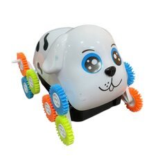 Інтерактивна дитяча іграшка собачка на колесах Tumbling animal NO3312 Білий (AHMD)
