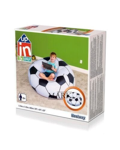 Надувное круглое кресло футбольный мяч Bestway 75010, 114 х 112 см (LM)