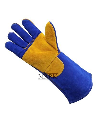 Перчатки сварочные краговые усиленные с кевларовой нитью 1912 (JS)