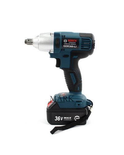 Аккумуляторный гайковерт BOSCH GDR360-Li PRO (36V, 5AH), 2 аккумулятора в кейсе