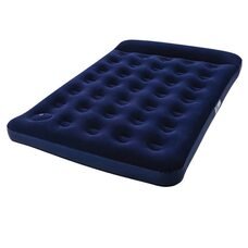 Надувний велюровий полуторний матрац з підголовником, вбудований ножний насос Bestway Pavillo 67225  (LM)
