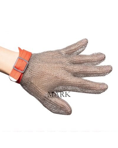 Кольчужная перчатка из нержавеющей стали от порезов, проколов и механических повреждений 1914 (JS)