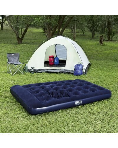 Надувной велюровый полуторный матрас BestWay 67287 «Matrix» (22*137*191 см) (LM)