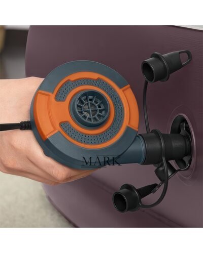 Электрический насос для надувной мебели, матрасов, кресел, кроватей BestWay 62139 220В 3 насадки (LM)