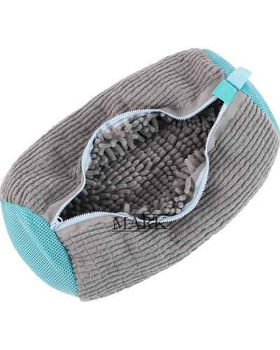 Сумка-мешок для стирки обуви в стиральной машине из микрофибры Серый (АX)