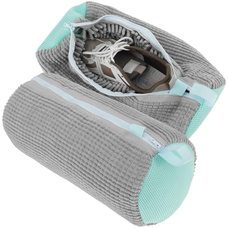 Сумка-мішок для прання взуття в пральній машині з мікрофібри Сірий (АX)