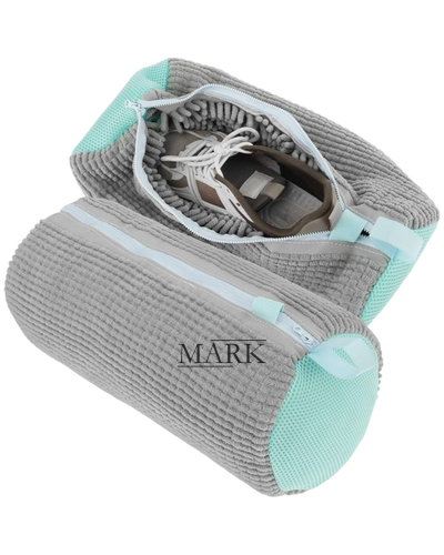 Сумка-мешок для стирки обуви в стиральной машине из микрофибры Серый (АX)