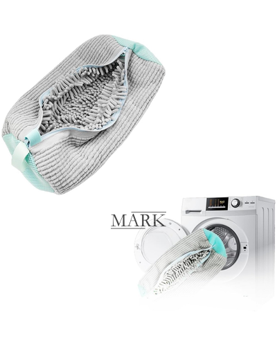 Сумка-мешок для стирки обуви в стиральной машине из микрофибры Серый (АX)