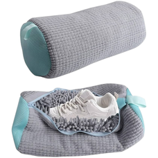 Сумка-мішок для прання взуття в пральній машині з мікрофібри Сірий (АX)