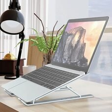 Складная пластиковая подставка для ноутбука и планшета Multi Position Белый (205)