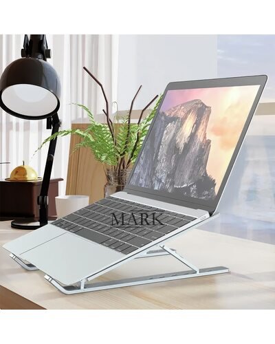 Складная пластиковая подставка для ноутбука и планшета Multi Position Белый (205)