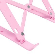 Складная пластиковая подставка для ноутбука и планшета Multi Position Розовый (205)