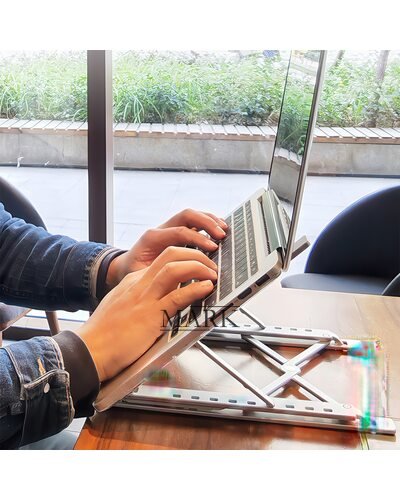 Складная пластиковая подставка для ноутбука и планшета Multi Position Серый (205)