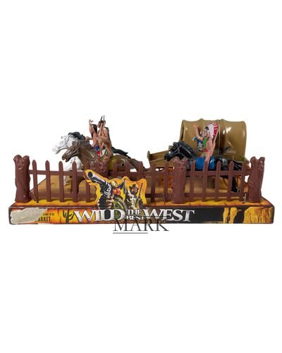 Детский набор игрушек игровые фигурки The Best Wild West 10 в 1 (AHMD)