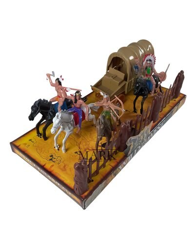 Детский набор игрушек игровые фигурки The Best Wild West 10 в 1 (AHMD)