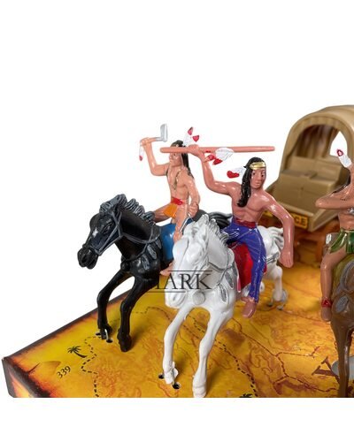 Детский набор игрушек игровые фигурки The Best Wild West 10 в 1 (AHMD)