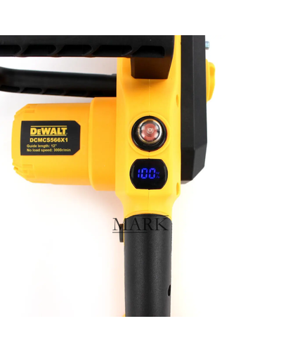 Аккумуляторная беспроводная цепная пила с автоматической смазкой цепи DeWalt DCM566X1 (36V 6.0Ah) шина 45 см