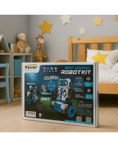 Детский конструктор-робот с пультом управления Robot Kit 3в1 ByJarda BC0104 220 деталей (AX)