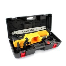 Аккумуляторная пила DeWALT DCMCS574X1 (48V, 12AH, шина 45 см) с бесключевой натяжкой цепи и ручным тормозом в кейсе