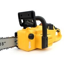 Аккумуляторная пила DeWALT DCMCS574X1 (48V, 12AH, шина 45 см) с бесключевой натяжкой цепи и ручным тормозом в кейсе