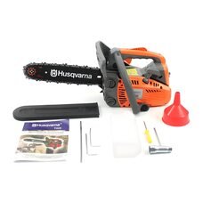 Портативная профессиональная цепная бензиновая пила с чехлом для шины Husqvarna T435 (шина 30 см, 1.5 кВт)