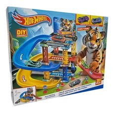 Ігровий набір гоночна траса з гірками і парком Hot Wheels Snake Garage 31 деталей T876-10 (AX)