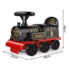 Дитяча іграшка електропаровоз+вагончик із рейками Retro Train Ride-On (AX)