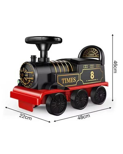 Детская игрушка электропаровоз+вагончик с рельсами Retro Train Ride-On (AX)