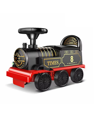 Детская игрушка электропаровоз+вагончик с рельсами Retro Train Ride-On (AX)