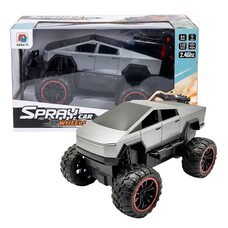 Дитяча машинка позашляховик на радіокеруванні BIG WHEELS SPRAY CAR 0855-247, Сірий (AX)