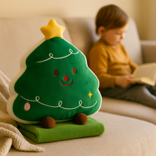 М'яка Іграшка, Подушка, Плед MALLOORY HOME 3-в-1: Ялинка 79-11/12128 (BOT)