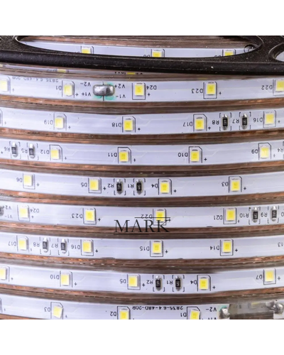 Декоративная светодиодная (LED) лента 2835×60 шт.; 4,8 Вт/м IP67 220В 50м Теплый белый (YAB)