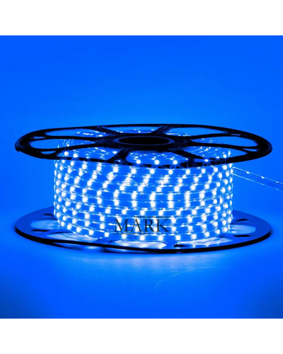 Декоративная светодиодная (LED) лента 2835×60 шт.; 4,8 Вт/м IP67 220В 50м Синий (YAB)