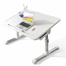 Стіл-підставка для ноутбука та сніданків AM-2013 з USB та вентилятором, білий (AMN)