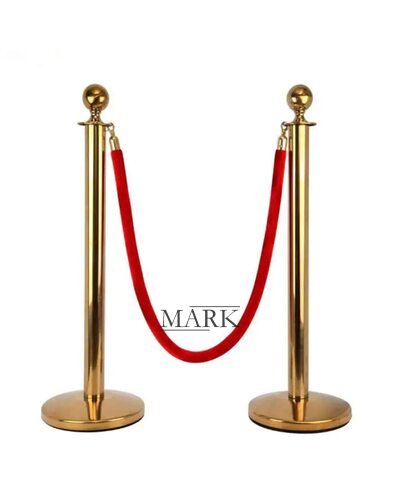 Золотое ограждение 1879 с красным канатом 1,5 м, 100 × 32 см (JS)