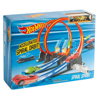 Дитячий гоночний трек-набір Hot Whee 6765 для дітей гоночний конструктор + 2 машинки для перегонів