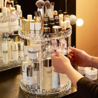 Обертовий органайзер для косметики Cosmetic Storage Box Rack CX-288 акриловий (AMN)