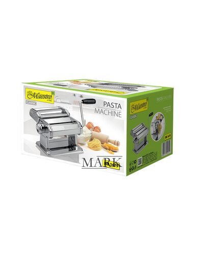 Настольная стальная ручная лапшерезка-тестораскатка машина для изготовления лапши Maestro MR-1679