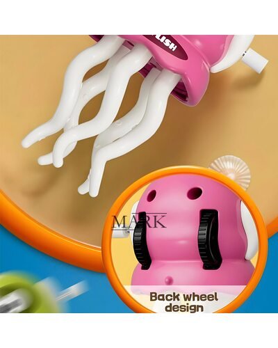 Детская игрушка Танцующий осьминог со звуком и светом розовый 726, Розовый (OX)