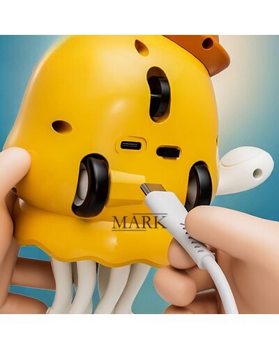 Детская игрушка Танцующий осьминог со звуком и светом розовый 726, Желтый (OX)